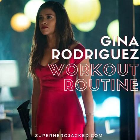 gina rodriguez workout routine|More.